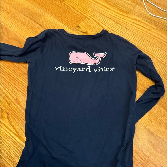Vineyard Vines Girls Long-sleeve Tee, navy - Picture 4 of 5